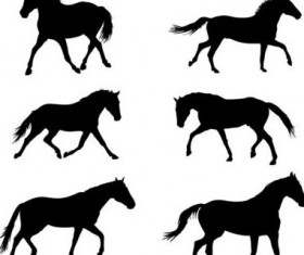 280x235 Grunge Running Horse Vector Geaphic