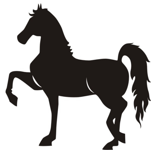 500x495 Horse Silhouette Clip Art Free Vector In Open Office Drawing Svg