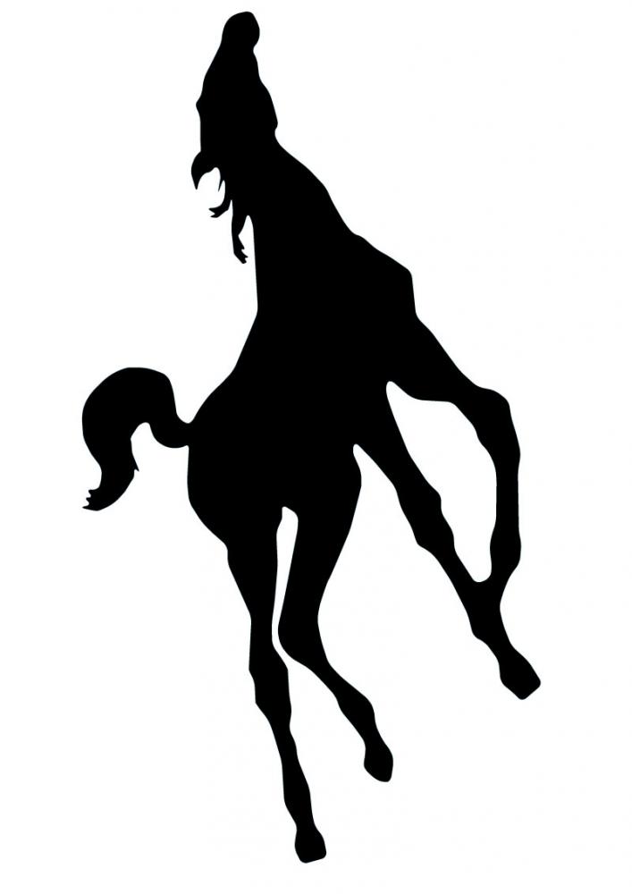 707x1000 Horse Silhouette Decal By Silhouettes