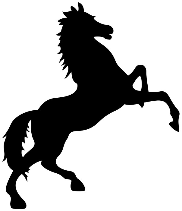 Horse Silhouette Wall Decal at GetDrawings | Free download