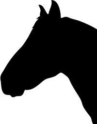 200x256 Horse Silhouette