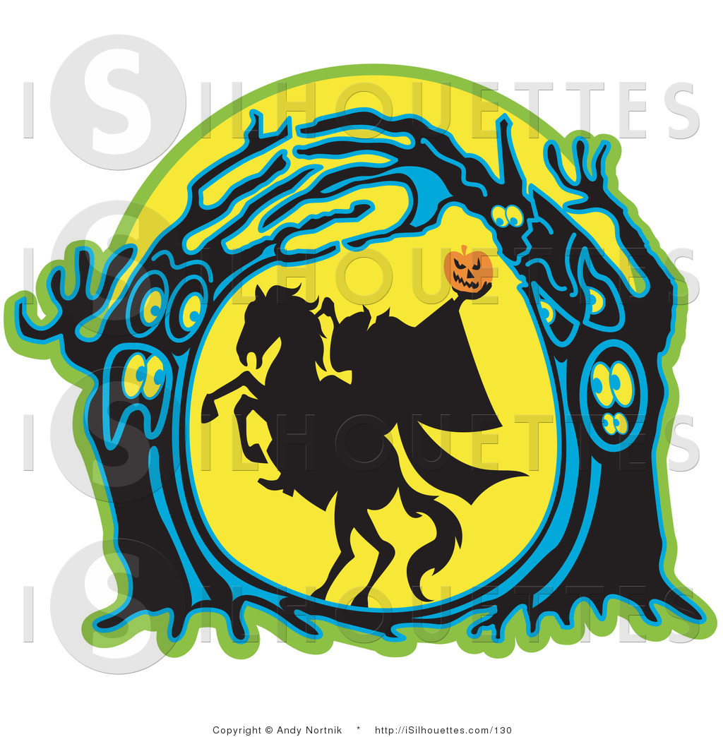 1024x1044 Silhouette Clipart Of A Silhouette Of The Headless Horseman