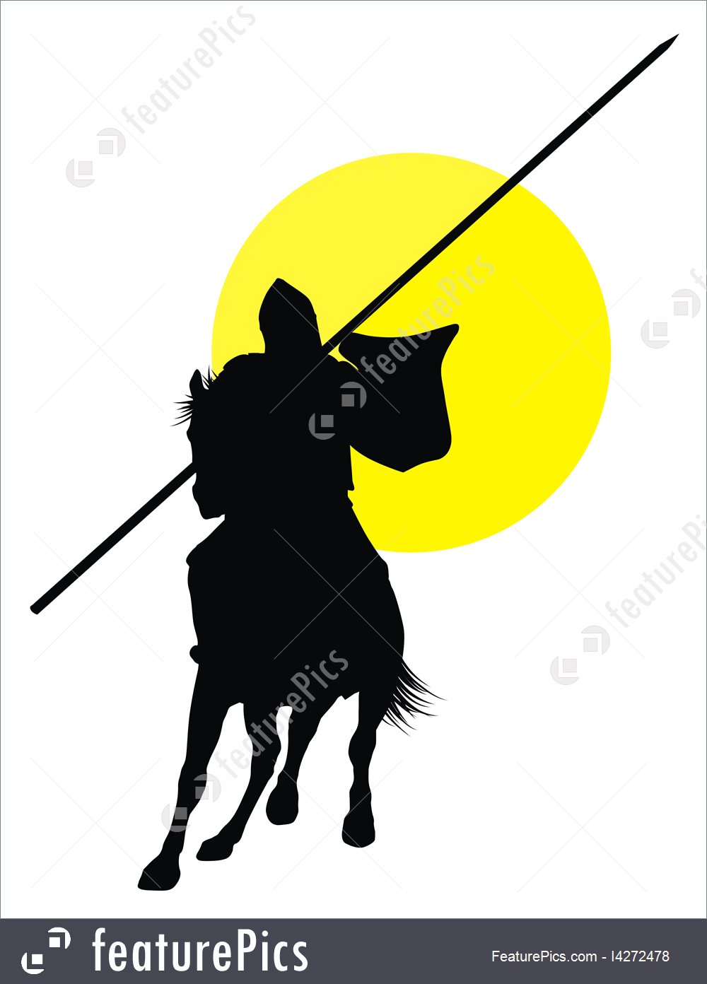 1000x1392 Vector Horseman