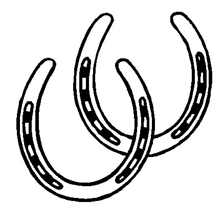 438x438 Images For Horseshoe Game Silhouette