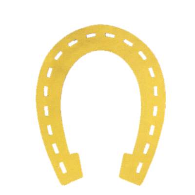 400x400 Western Foil Horseshoe Silhouette Bazaar Amp Novelty Saskatoon