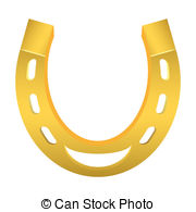 180x195 Black Silhouettes Of Horseshoe, Vector Clip Art Vector