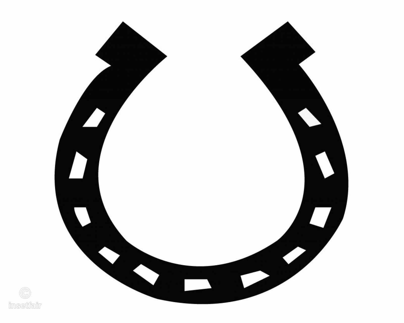 Horseshoe Silhouette Vector at GetDrawings | Free download