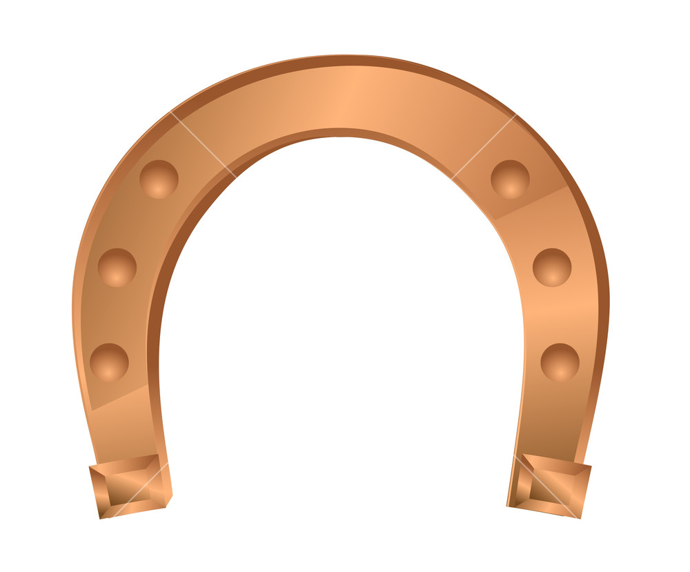 1000x829 Golden Fortune Horseshoe Vector Design Royalty Free Stock Image