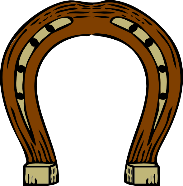 588x596 Best Horseshoe Clip Art
