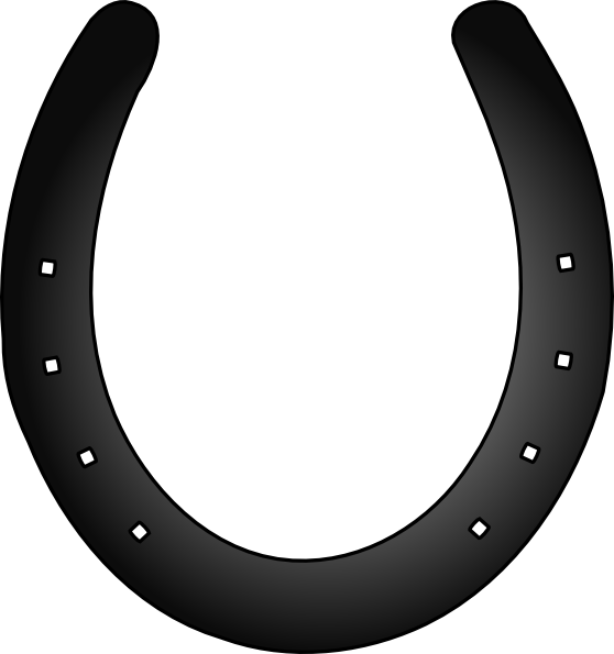 558x595 Horseshoes Silhouette Clip Art