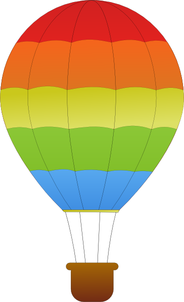 366x602 Hot Air Balloon Basket Vector Free Clipart Images Image