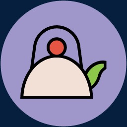 256x256 Hotel Silhouette Cartoon Creative, Creative Hand Painted Kitchen