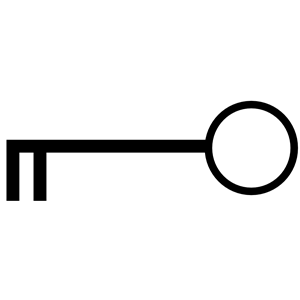 300x300 Simple Key Clipart, Cliparts Of Simple Key Free Download (Wmf, Eps