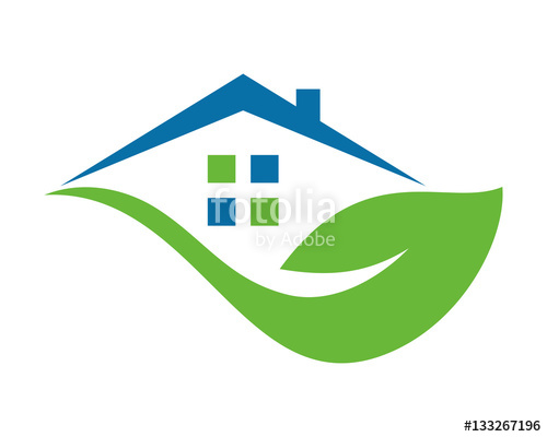 500x400 Leaves Roof House Silhouette Stock Image And Royalty Free Vector