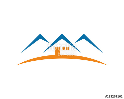 500x400 Roof House Silhouette Stock Image And Royalty Free Vector Files