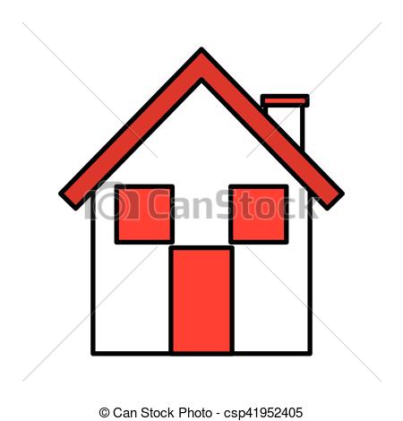 450x470 Home House Silhouette Icon Vector Illustration Design Vector