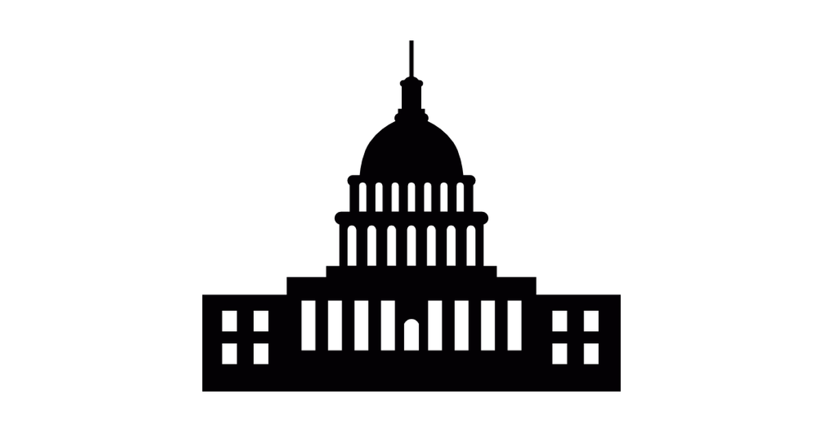 1200x630 White House Clipart Silhouette