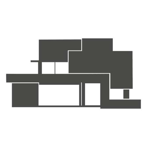 512x512 Modern House Silhouette 3