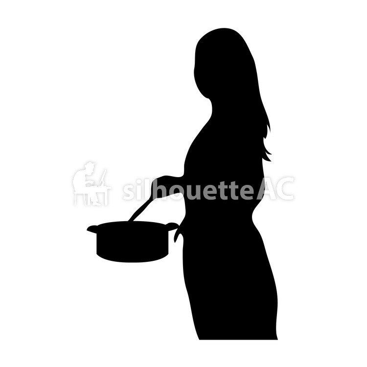 750x750 Free Silhouettes Cooking
