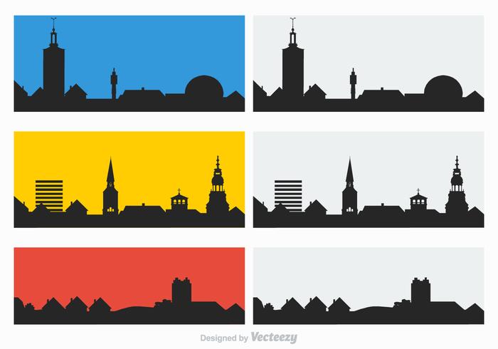 700x490 Rooftop Silhouette Clipart