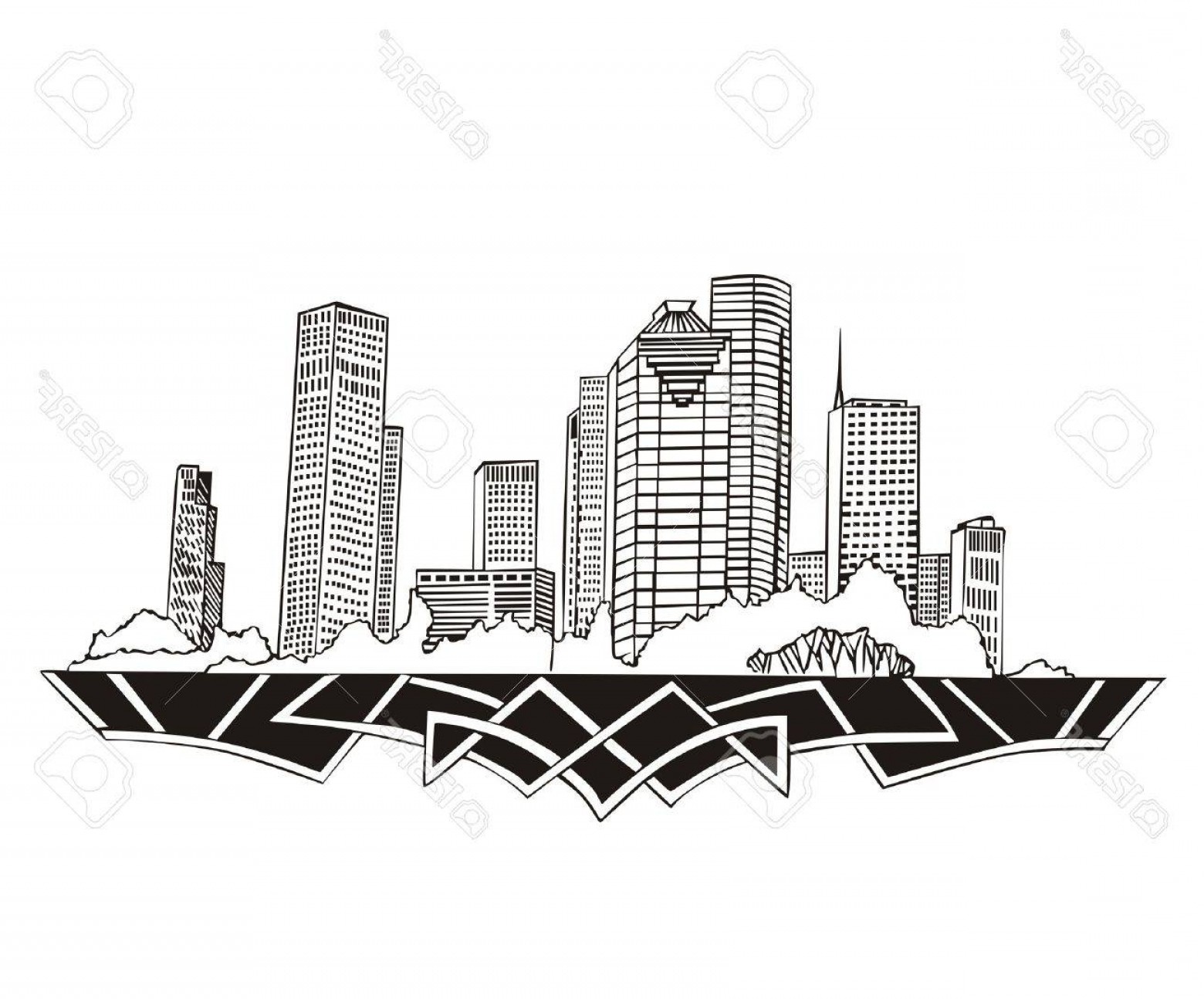 1560x1294 City Of Houston Vector Art Arenawp
