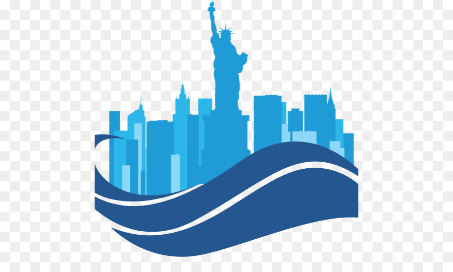 900x540 New York City Skyline Drawing Silhouette