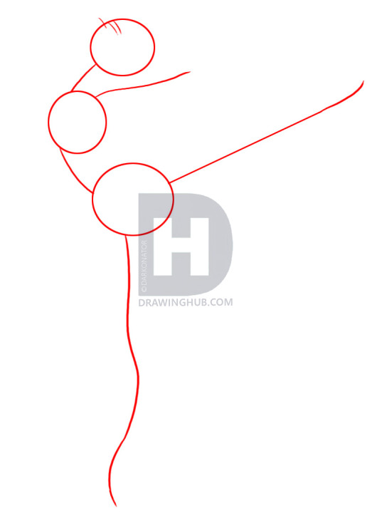 530x720 How To Draw A Ballerina, Step By Step, Drawing Guide, By