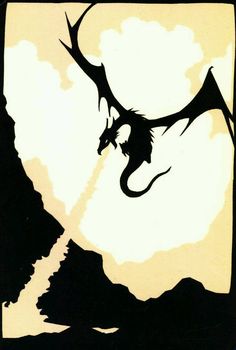 236x350 Dragon Silhouettes Skyrim, Dragon Silhouette And Dragons