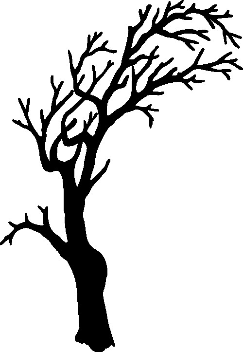500x723 Dead Tree Outline Free Coloring Pages