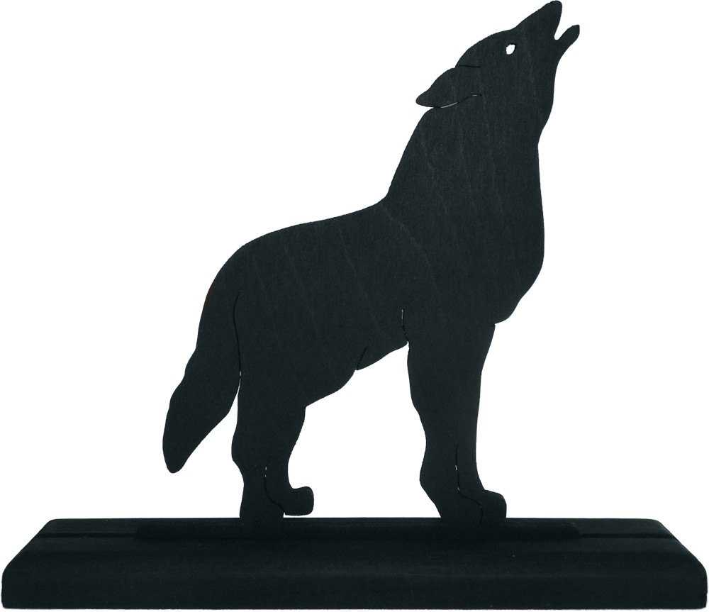 1000x863 Howling Coyote Silhouette