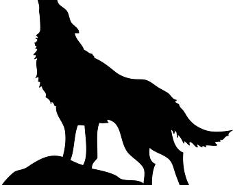 340x270 Howling Wolf Mural Etsy