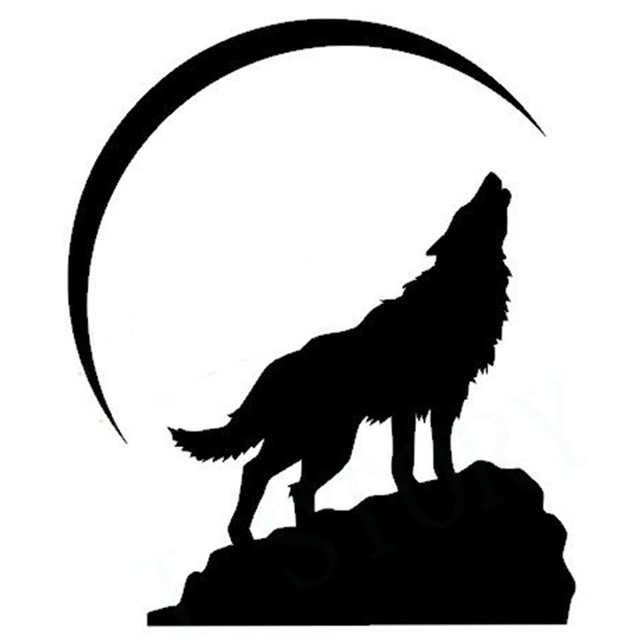 640x640 Free Shipping Howling Wolf