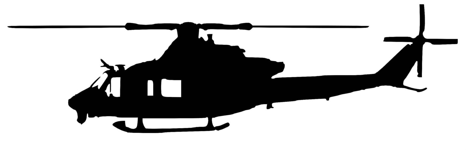 Huey Helicopter Silhouette at GetDrawings | Free download