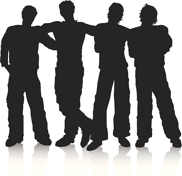 612x592 Silhouette Clipart Friend