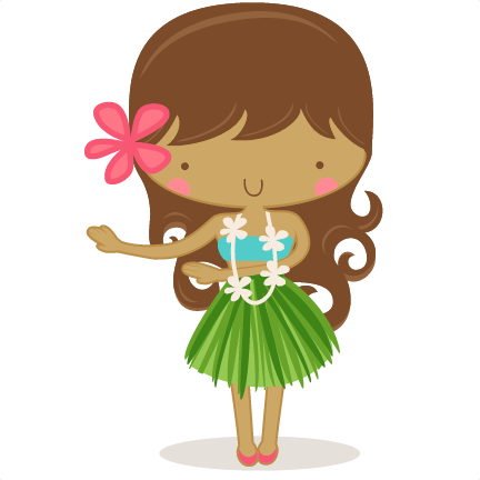 432x432 Hula Girl Svg Scrapbook Cut File Cute Clipart Files For Silhouette