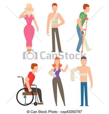 450x470 Trauma Accident And Human Body Safety People Silhouette . Eps