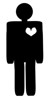 169x340 Free Silhouette Vector Body, Injury, Pause