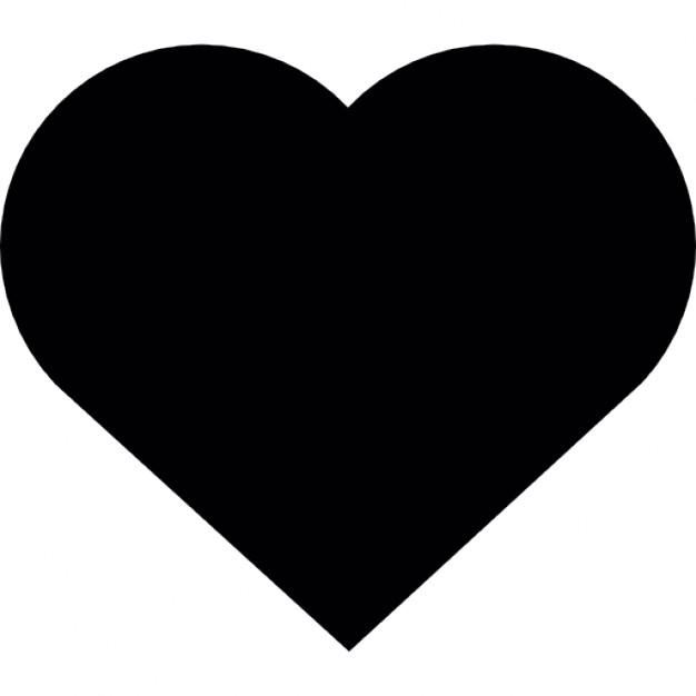 626x626 Heart Shaped Silhouette Icons Free Download