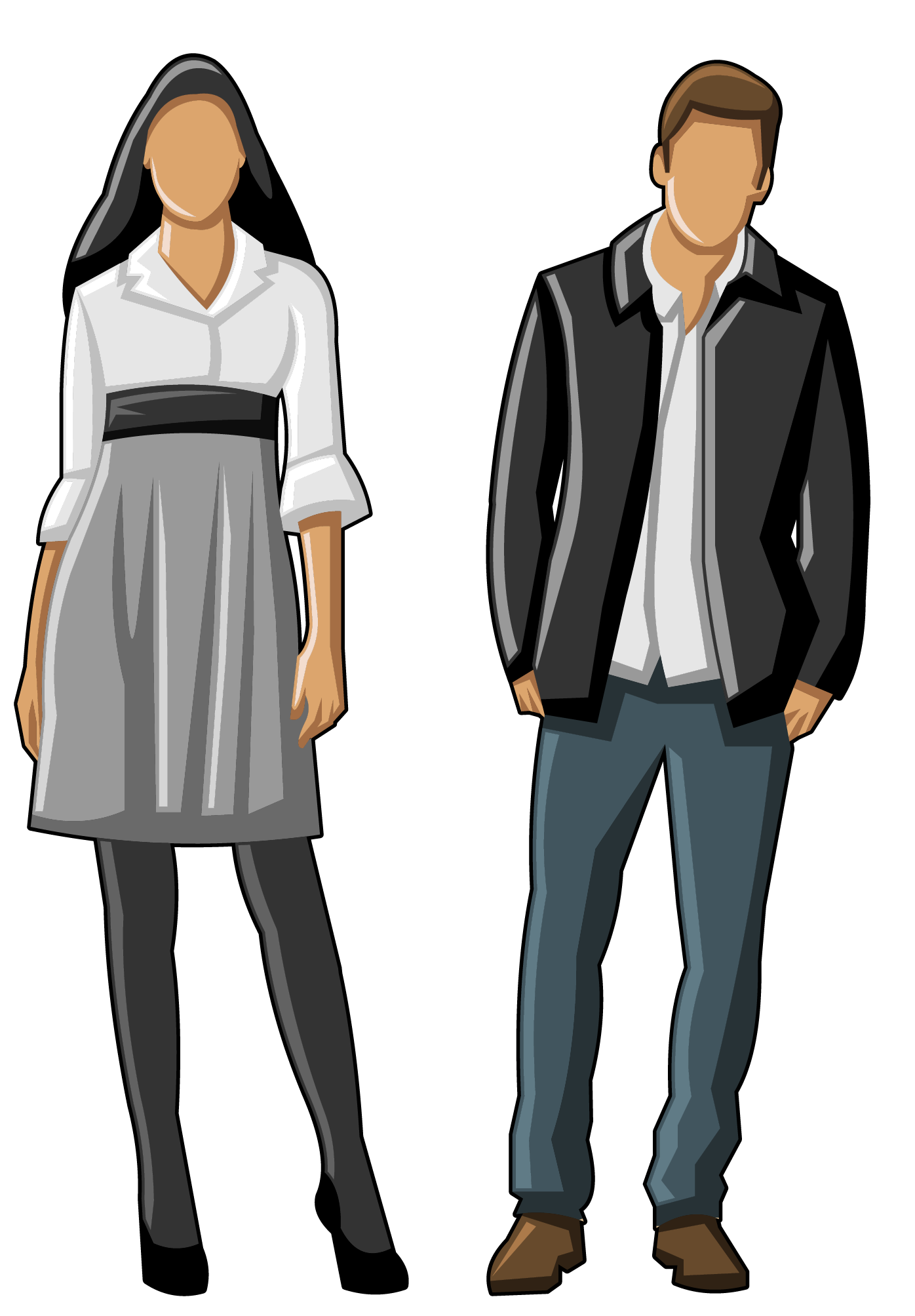 1396x2007 Human Body Portrait Silhouette