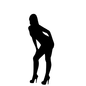 300x300 Woman Silhouette 04 Clipart, Cliparts Of Woman Silhouette 04 Free