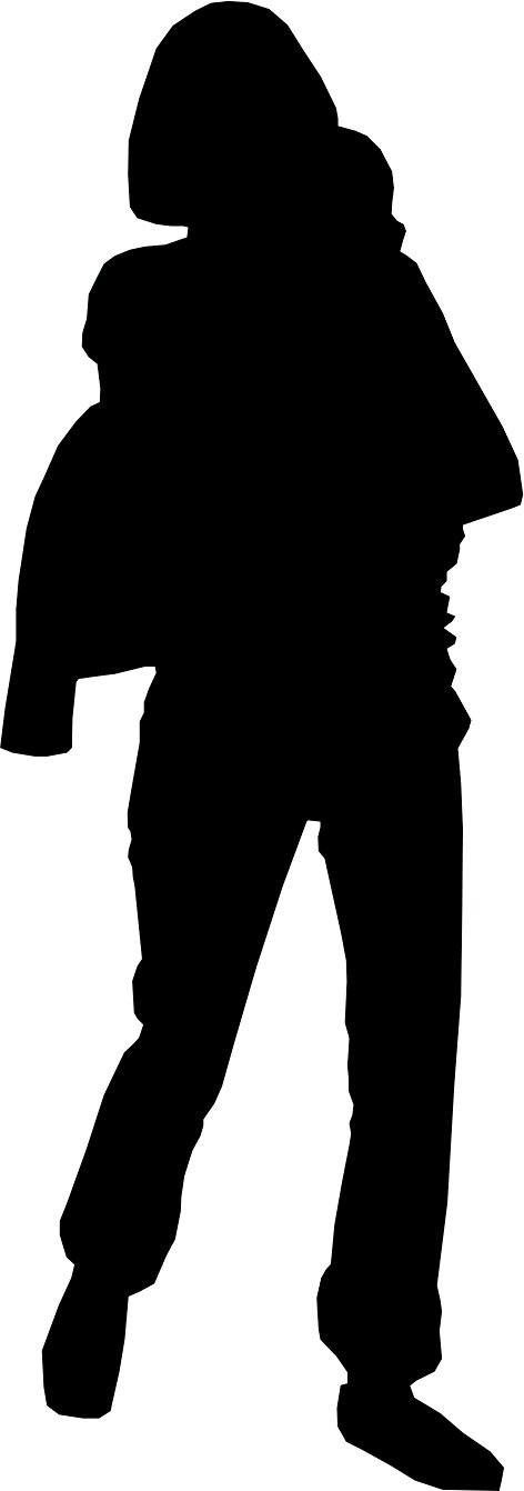 472x1342 Silhouette Of The Human Body Clipart