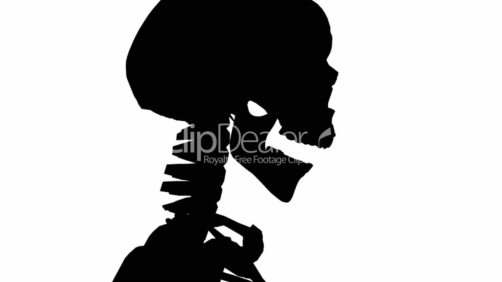 1920x1080 Moving Of 3d Skeleton.anatomy,human,medical,body,skull,biology