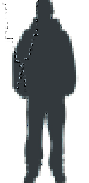 298x608 Man, Gentleman, Being, Silhouette, Outline, Person, Human