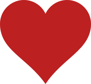 298x276 Red Heart Clip Art