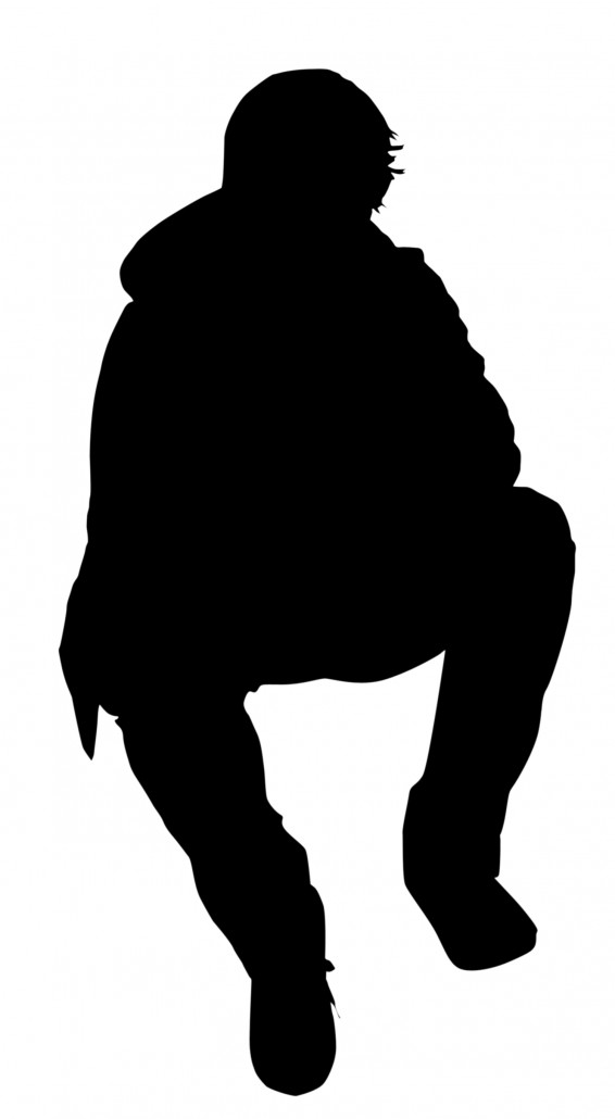 Human Silhouette Sitting at GetDrawings | Free download