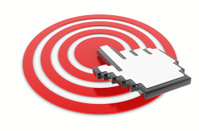 199x131 Target On Human Face Stock Vector