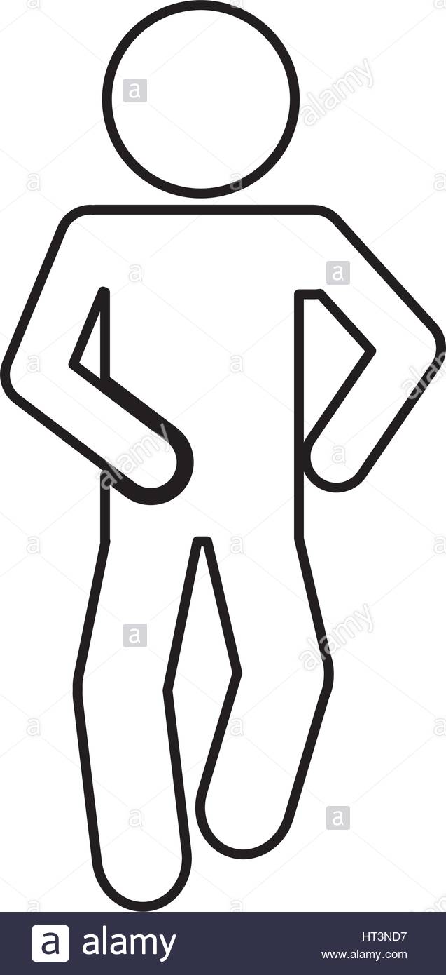 637x1390 Figure Human Silhouette Running Stock Vector Art Amp Illustration