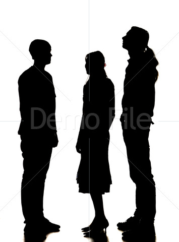 355x480 Human Silhouettes Vector Art Pack