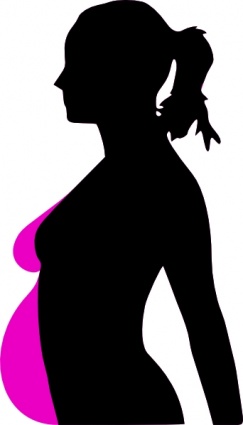 243x425 Pregnancy Silhouet Clip Art Vector, Free Vector Graphics