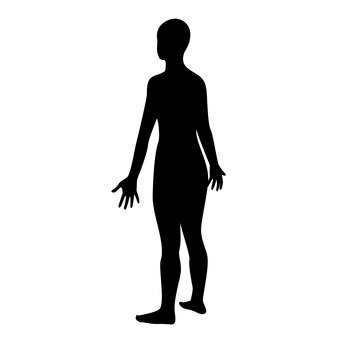 340x340 Free Silhouette Vector Body, Pictogram